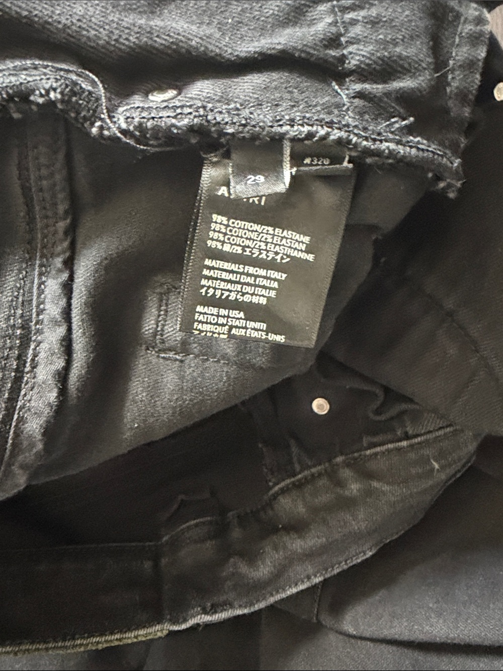 AMIRI Men’s Black Ripped Skinny Jeans - Picture 5 of 6